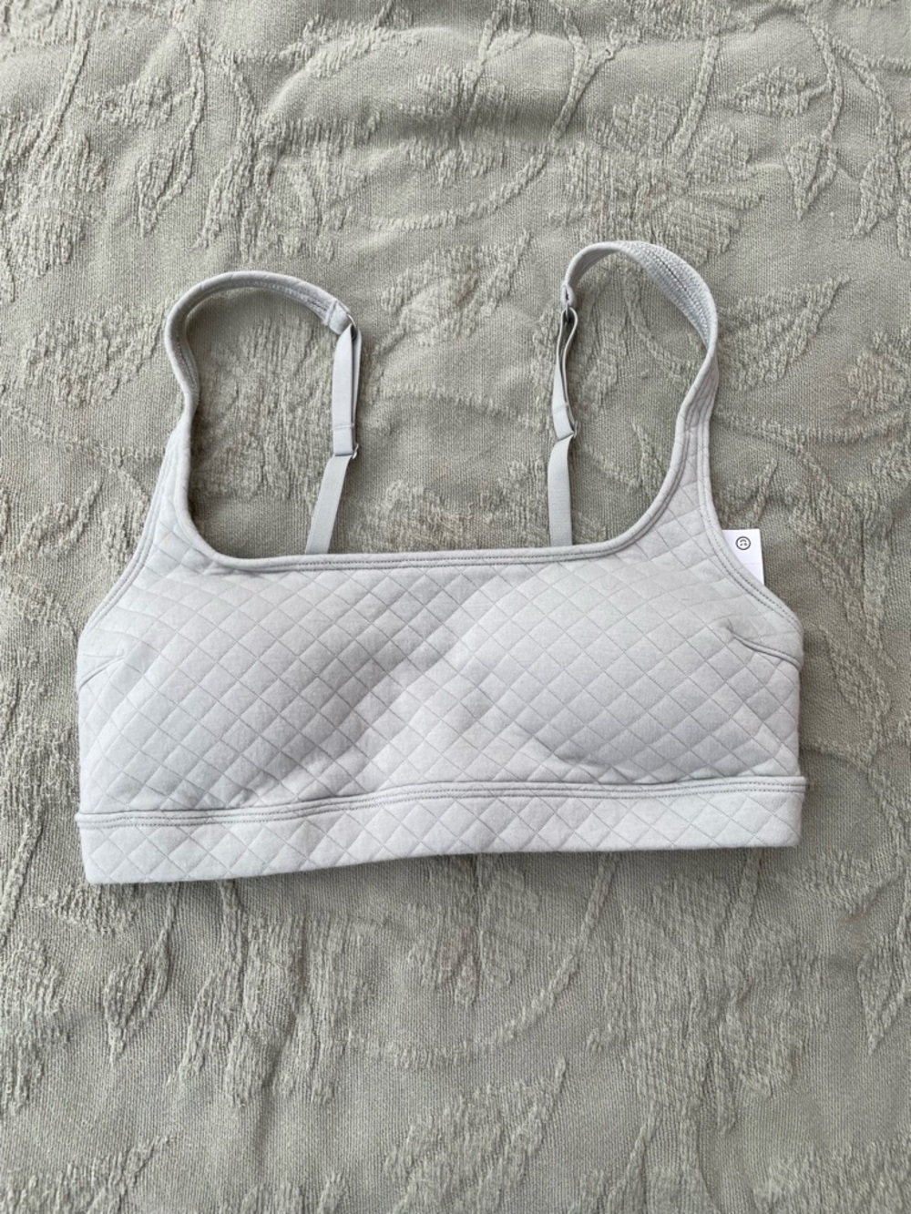 5/$25🌱 Gilly Hicks | Light Sage Green Soft Quilted Pullover Padded Bralette Bra